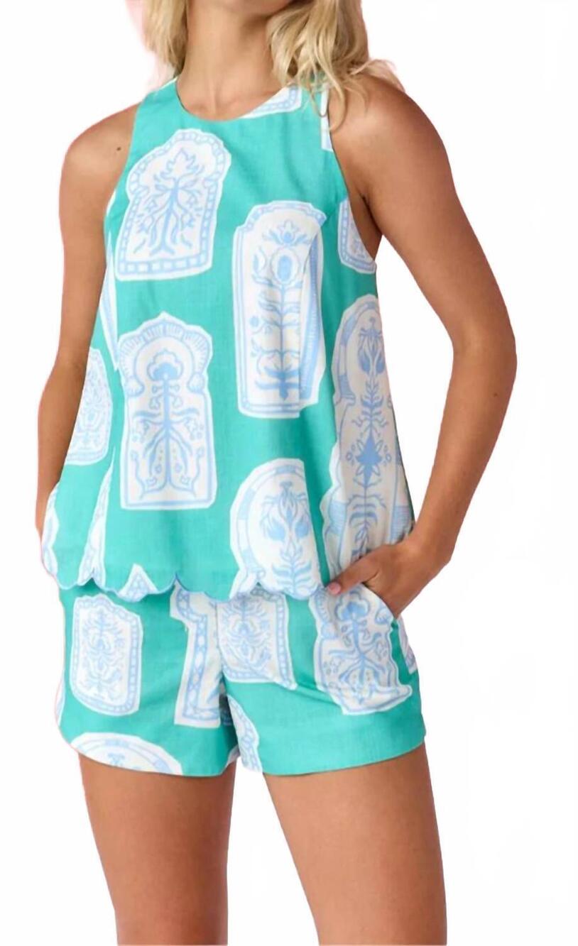 NEW CROSBY BY MOLLIE BURCH murray flat front short in paint passage